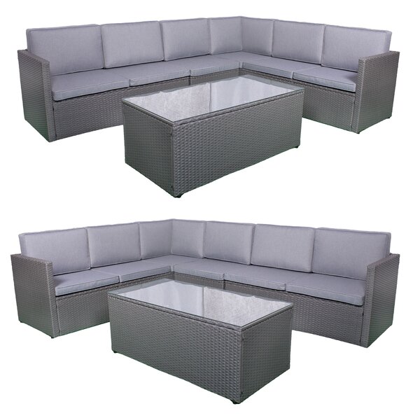 Bintliff 6 seater corner shop sofa set